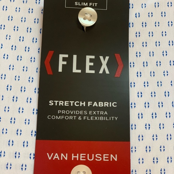 Van Heusen Slim-Fit Flex Collar Shirt - Picture 3 of 9